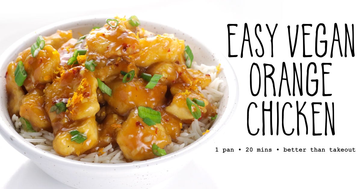 Vegan Orange Chicken: Easy Tofu & Cauliflower Recipes
